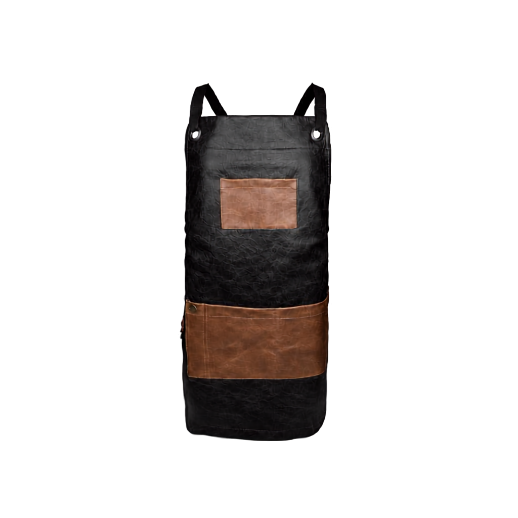 The Ribeye Leather Crossover Bib Apron | CUL381