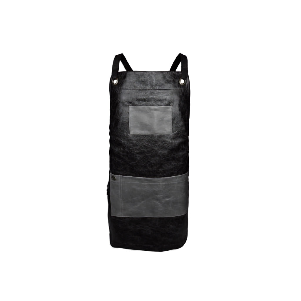 The Ribeye Leather Crossover Bib Apron | CUL381