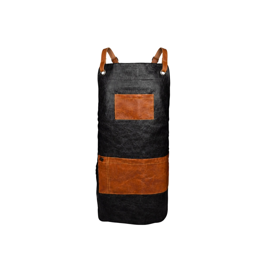 The Ribeye Leather Crossover Bib Apron | CUL381