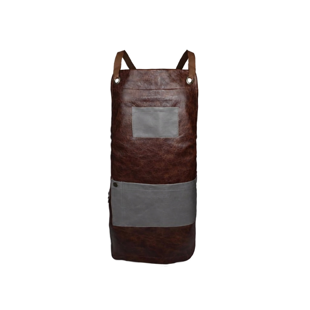 The Ribeye Leather Crossover Bib Apron | CUL381