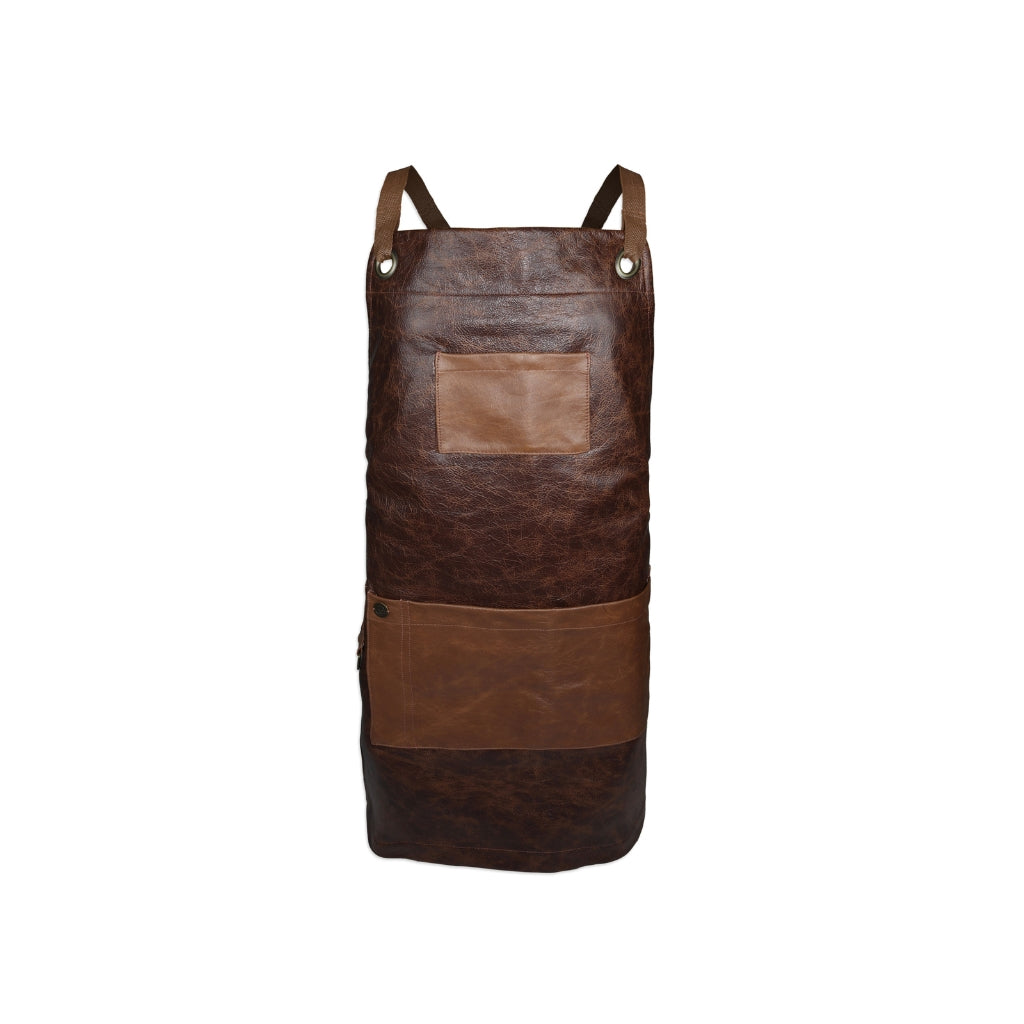 The Ribeye Leather Crossover Bib Apron | CUL381