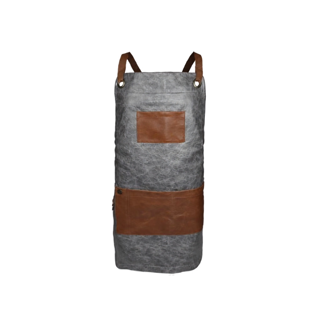 The Ribeye Leather Crossover Bib Apron | CUL381