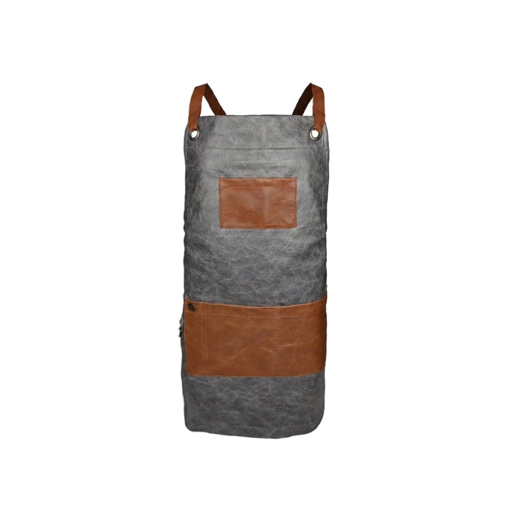 The Ribeye Leather Crossover Bib Apron | CUL381