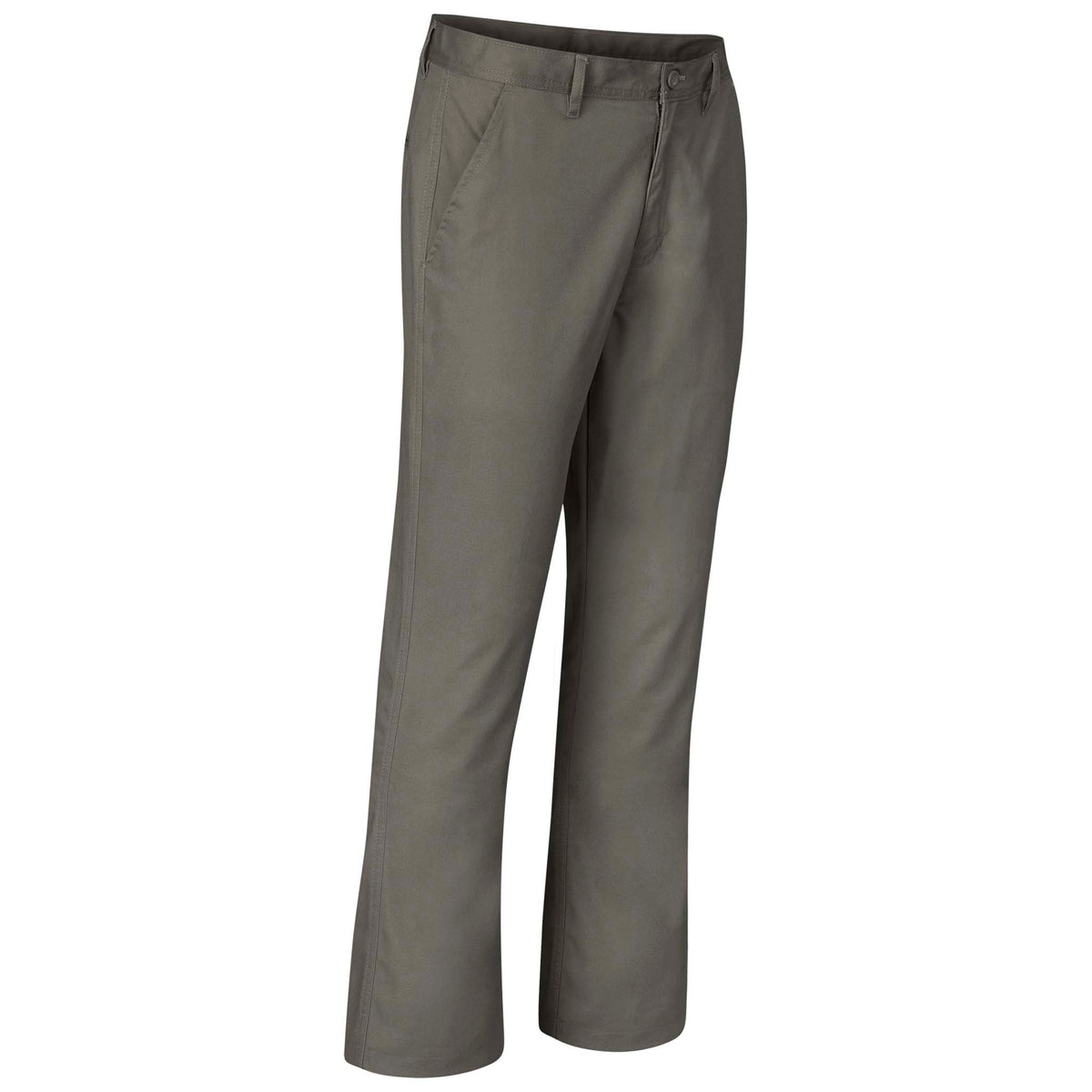 Mens Flat Front Cotton Chino Pants