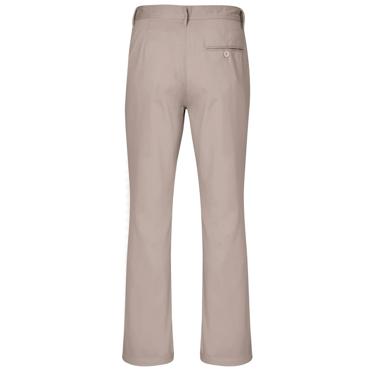 Mens Flat Front Cotton Chino Pants